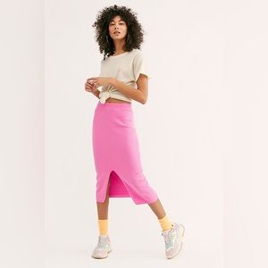 Free People Skyline Midi Skirt